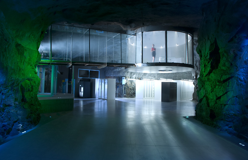 Illustration for article titled Swedish Nuclear Bunker Transmogrified Into Data Center Fit For Bond